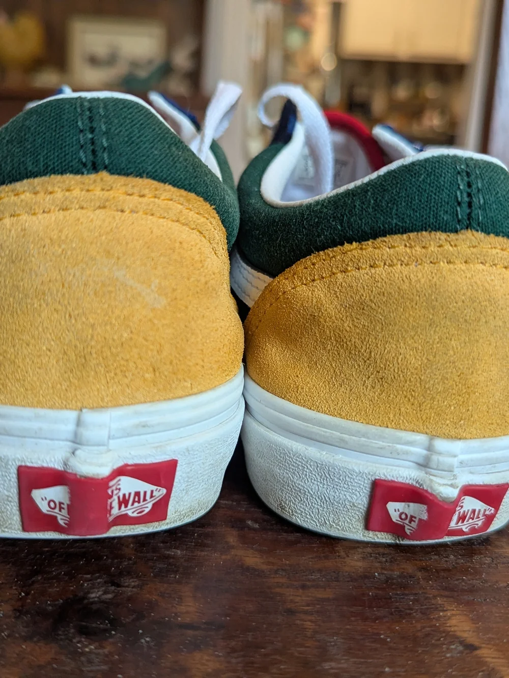 Multi Color Vans Sneakers.  W 10 / M 8.5